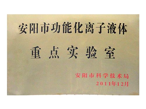 安陽市功能化離子液體重點(diǎn)實(shí)驗(yàn)室